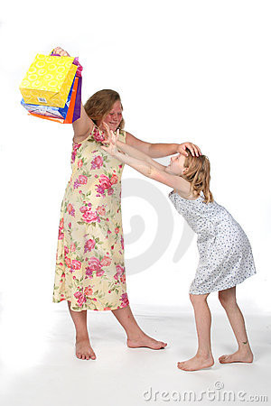 More similar stock images of ` Sisters fighting over ball `
