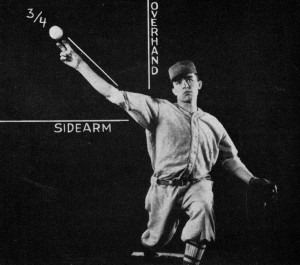 ... slots for a pitcher. Submarine deliveries are conspicuously absent