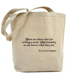 Somerset Maugham Quote Tote Bag on