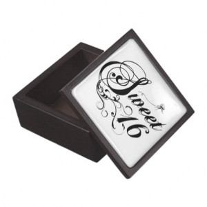 Sweet Sixteen (16) Quotes Premium Gift Box