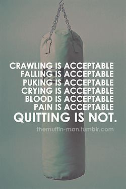 Strive for progress, not perfection.