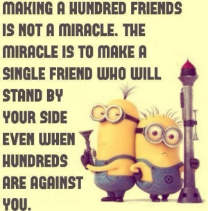 Best 30 Minions Best Friend Quotes #Funny #Friendship