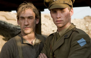 Joseph Mawle and Eddie Redmayne as infantrymen Jack Firebrace and ...