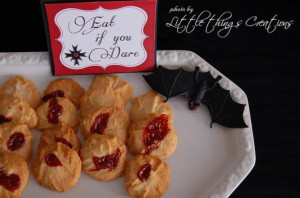 ... Halloween Dessert Table - Love the fun quotes with tasty treats