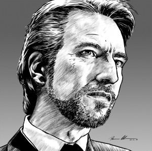 Hans Gruber from Die Hard by darrenclose