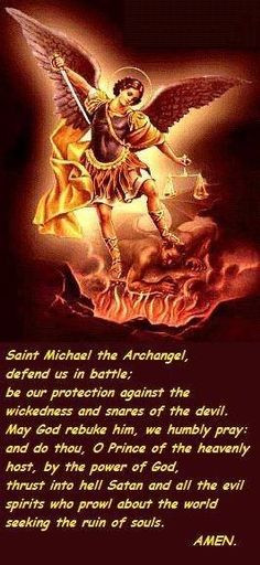 prayer to st michael the archangel more catholic prayer archangel ...