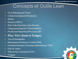 Concepts et Outils Lean 5S et Management Visuel Cellule Autonôme de ...