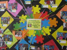 puzzle art - for a class project emphasizing all parts becoming part ...
