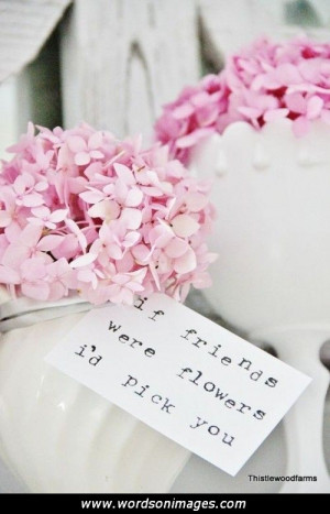 Flower Quotes About Friendship