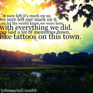 Tattoos on this town- Jason Aldean: Small Town, Real Life, Country ...