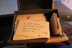 quotes cardboard love waking up next to you love letters