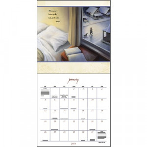 Simple Pleasures 2014 Wall Calendar