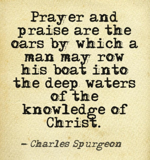 Charles Spurgeon -- Did not expect to find him in the quotes category ...