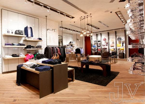 fashion clothing retail store furniture display design service
