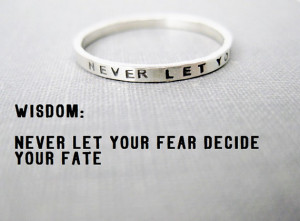 Quote Idea - Personalized Ring, Stamped Ring, Wisdom, Solid Sterling