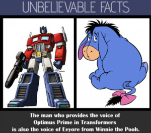 Optimus Prime and Eeyore Voice