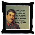 Joseph Stalin Throw Pillow