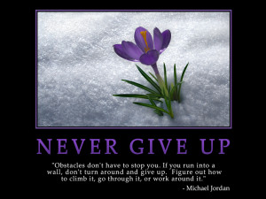 Never Give Up Wallpaper MLM Motivational Download