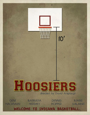 Hoosiers Movie Poster.