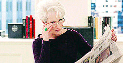 gif Meryl Streep The Devil Wears Prada Miranda Priestly YOUR FAVE ...