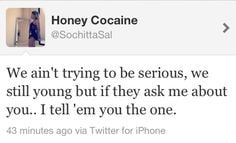 Honey Cocaine.