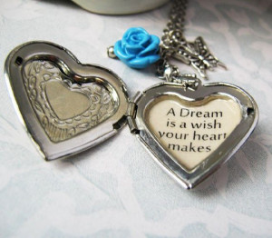 locket quote necklace inspirational jewelry for women A by akinto, $23 ...