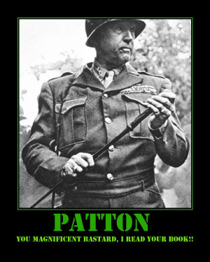 General George S Patton Jr Keychain Key Fob Picture