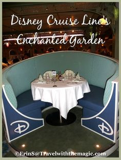 Enchanted Garden aboard Disney Cruise Line #Disney #Travel #Quote