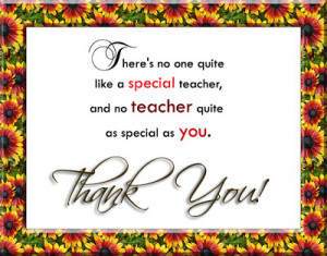 Nice Teacher Sayings Thank you quotes