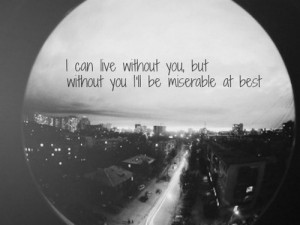 ... song that reminds me of somewhere. Miserable at Best by Mayday Parade