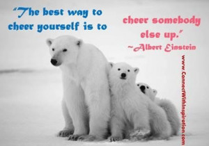 Difficult times the best way to cheer yourself is albert einstein