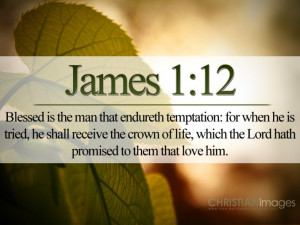 James 1:12 – Endure Temptation Papel de Parede Imagem