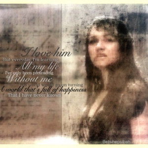 Les Mis (2012) | 'On My Own.' Sung by 'Eponine.' Lyrics by Claude ...