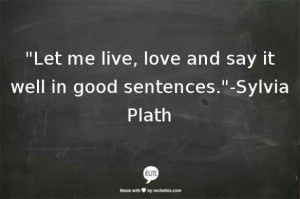 Great poem by Sylvia Plath