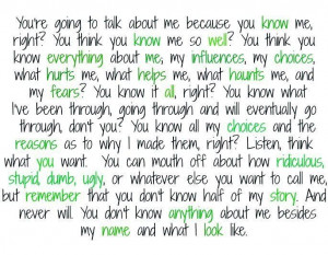 Think you know me.....?