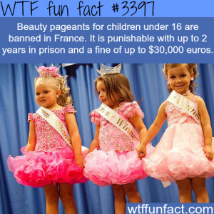 Beauty pageants should be banned for kids - WTF fun facts
