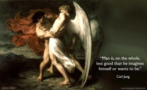 Alexander-Louis Laloir: Jacob Wrestling with the Angel, 1865