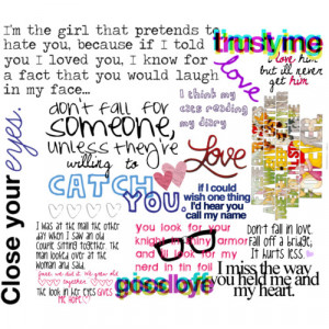 teenage love quotes - Polyvore