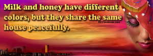 African milk and honey diversity Quote timeline cover