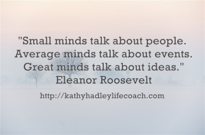 Suspicious minds quot llc or Small Minds Talk About Others to your ...