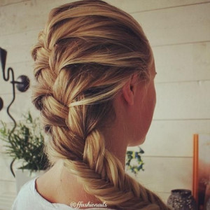 French and Fishtail Braid