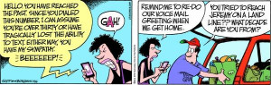 Zits comic: Funny voicemail message - 