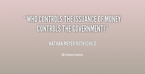 Rothschild Quotes On Money