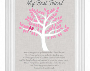 best friend gift personalized gif t for a special friend bff birthday ...