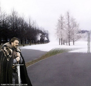 Winter Is Coming, Graphic Description | Funny Pictures and Quotes