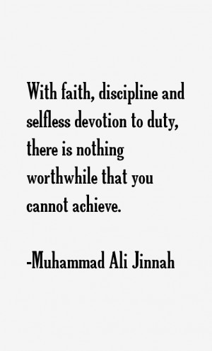 Muhammad Ali Jinnah Quotes & Sayings