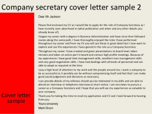 Resume Samples For Company Secretary