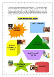 Worksheet for oral practice in past simple