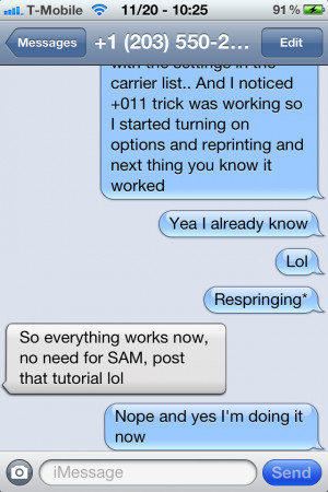 Proof & verified that everything works iMessage & FaceTime: