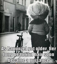 Funny Rapunzel pic & quote - fairytale